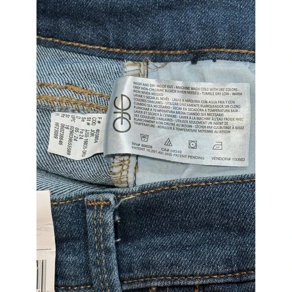 Jessica Simpson Women's High Rise Flare Jeans‎ Dark Wash Size 16 Capsule Stretch
